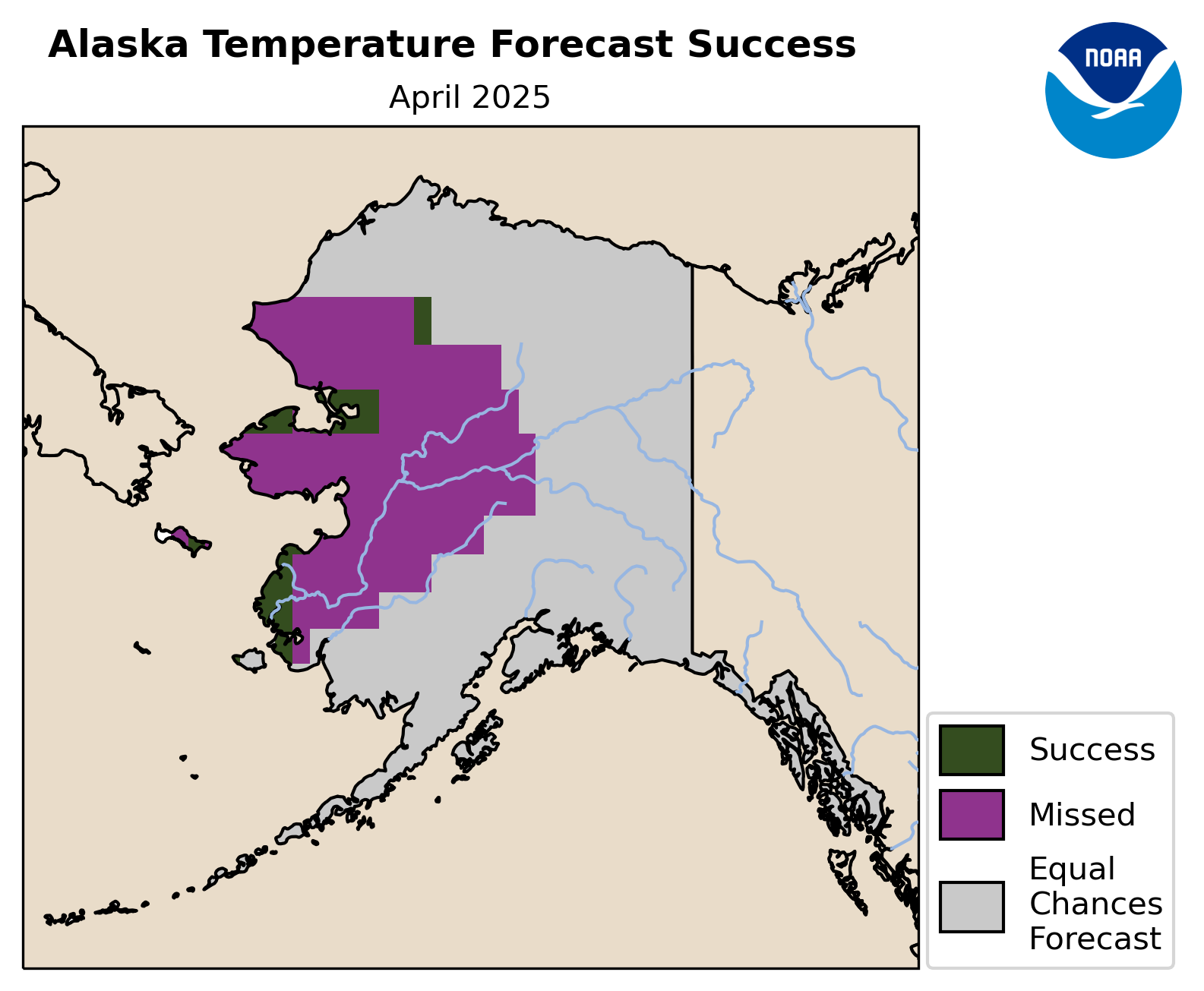 Success or Miss of Temperature Forecast