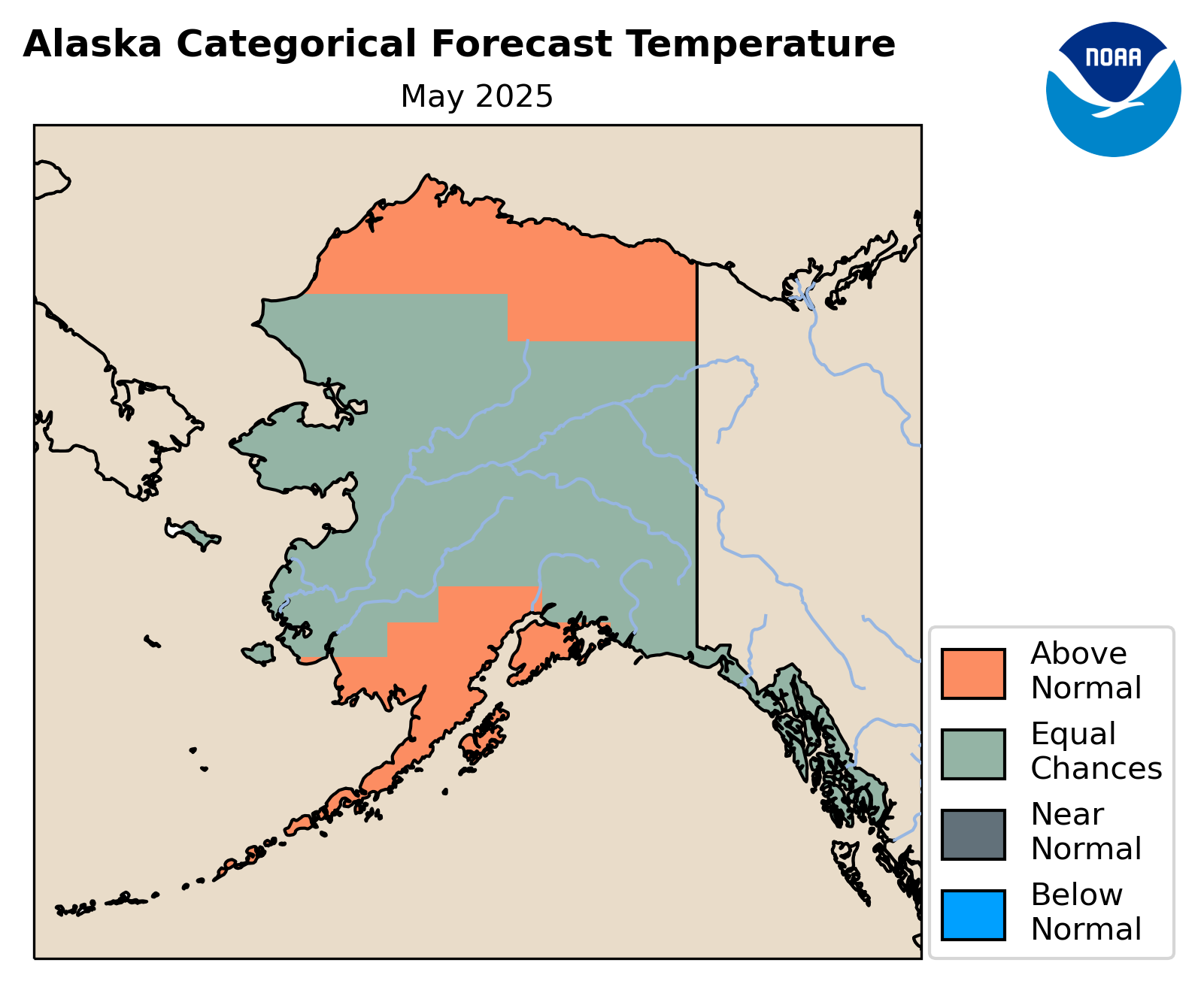 forecasted temperature