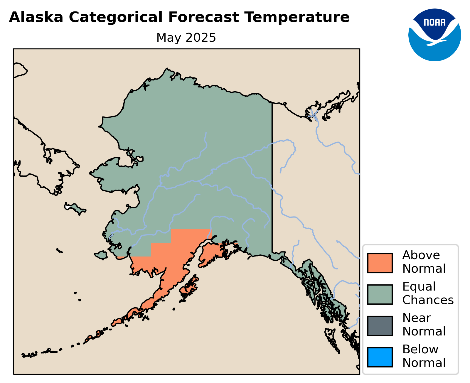 forecasted temperature