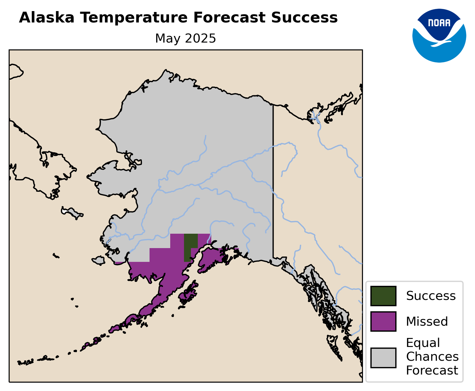 Success or Miss of Temperature Forecast