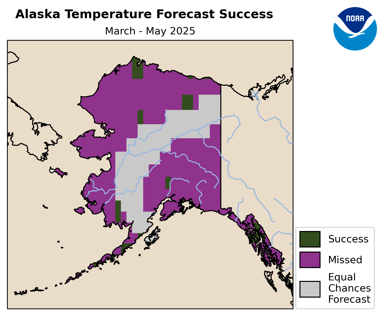 Success or Miss of Temperature Forecast