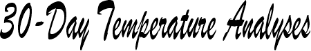 Single Day Temperature Analyses Banner