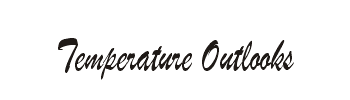 Temperature Outlooks Banner